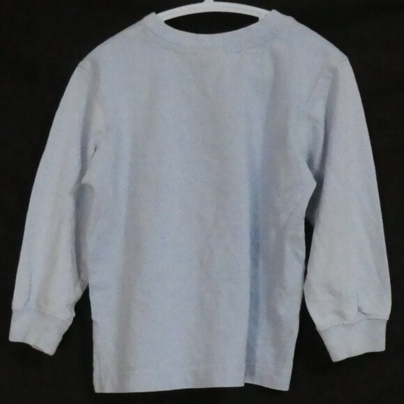 TANGERINE | size 3 | Light Blue Snowman Long Sleeve Top - Picture 2 of 15